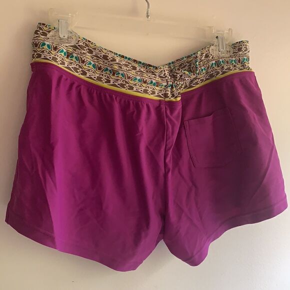 COLORFUL WOMEN’S SIZE MEDIUM ATHLETA SWIM/BOARD SHORTS - Picture 4 of 8